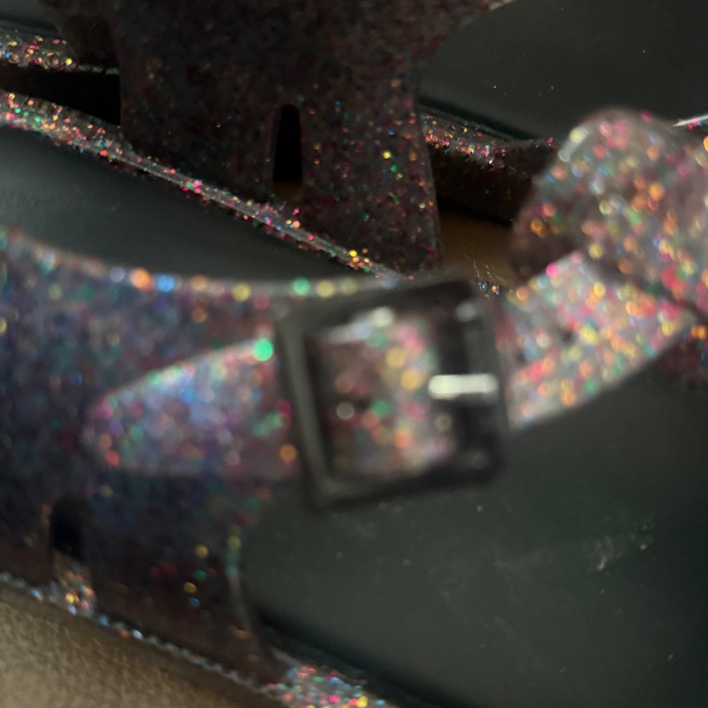Melissa Multicolor Glitter Jelly Sandals - Picture 5 of 8